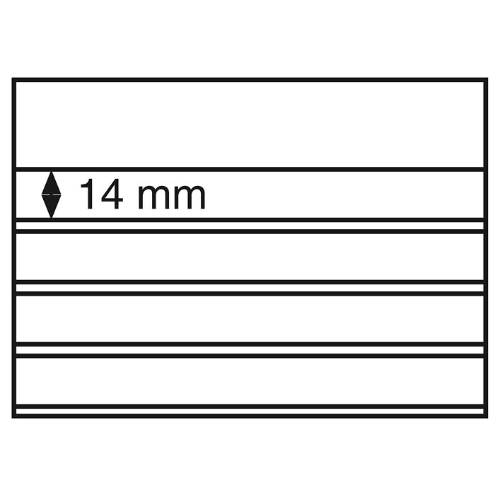 Cartes standard PVC 158x113 mm,4 band.transp.avec Feuille prot.carton noir paquet de 100