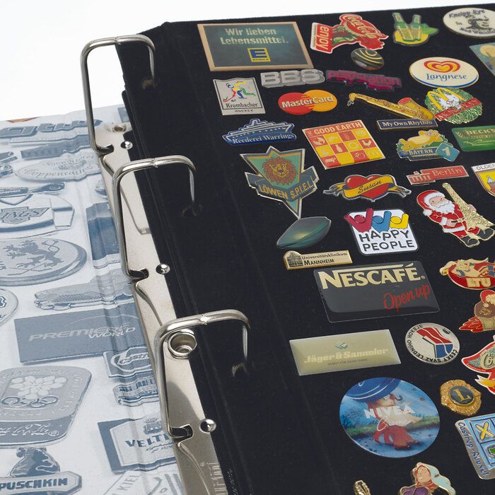 Broche Album, avec 4 feuilles  velours incluses