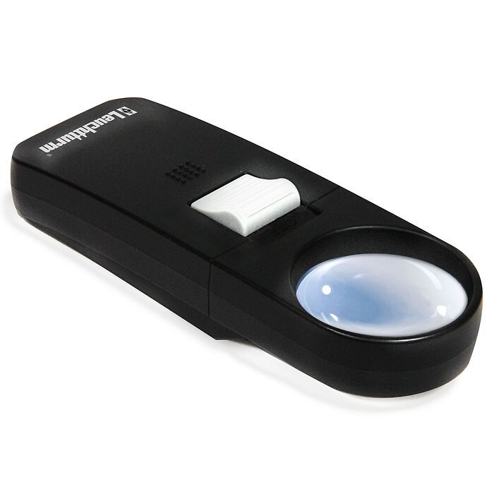 Loupe de poche x 7 avec LED