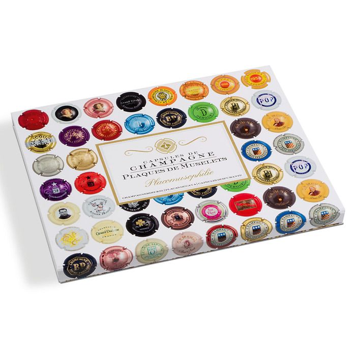 Coffret pour 48 plaques de muselet de Champagne