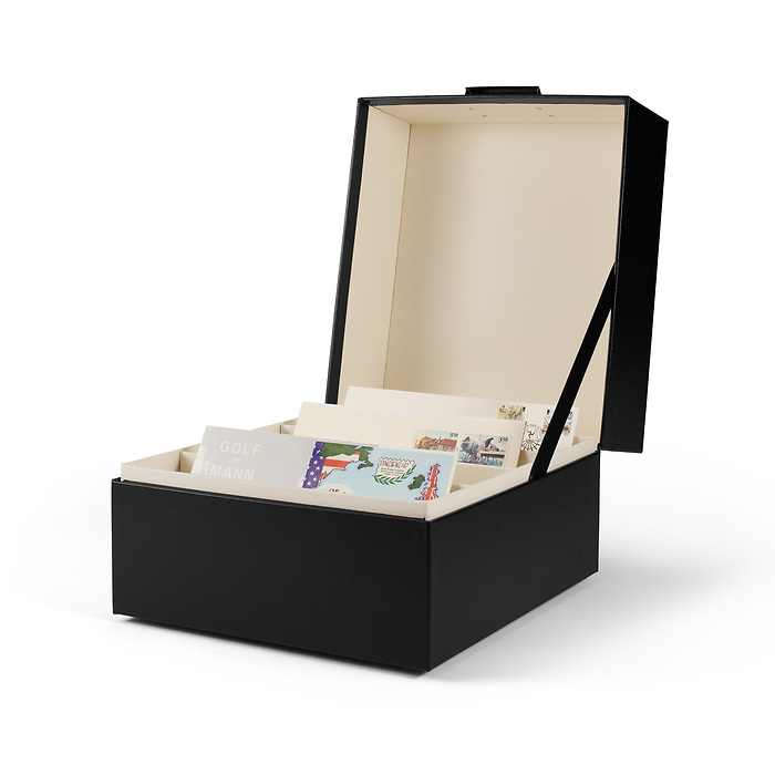 Boîte de rangement Logik, format intérieur 220 x 168 mm, noir