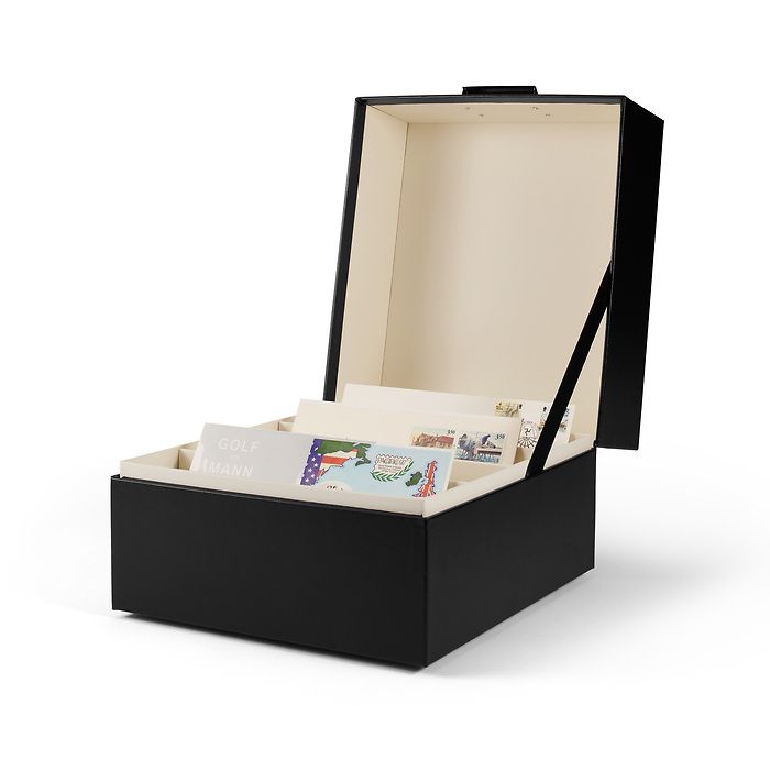 Boîte de rangement Logik, format intérieur 220 x 168 mm, noir