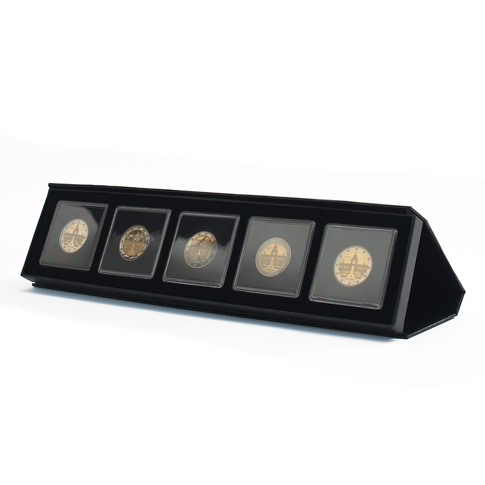 Airbox Ecrin avec fonction de   présentation pour 5 capsules  Quadrum, noir