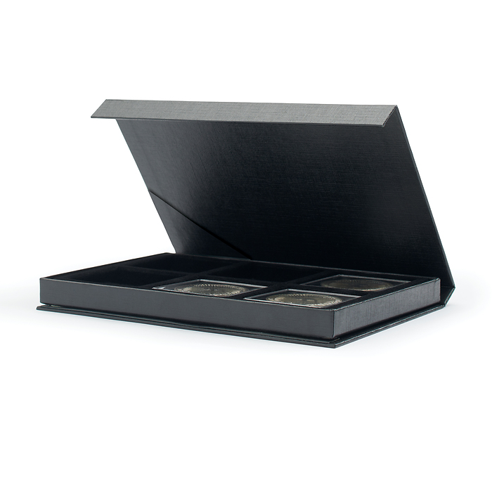 Airbox Ecrin avec fonction de   présentation pour 6 capsules  Quadrum, noir