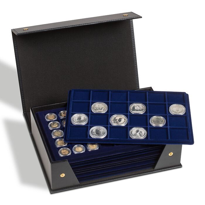 Coffret TABLO, vide, pour 10 plateaux (format L), noir