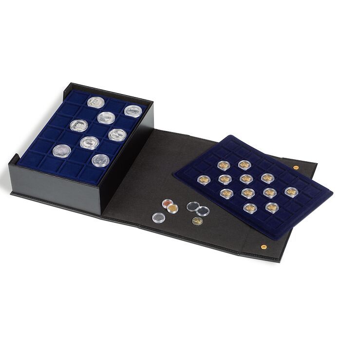 Coffret Tablo, vide, pour 10 plateaux (format L), noir