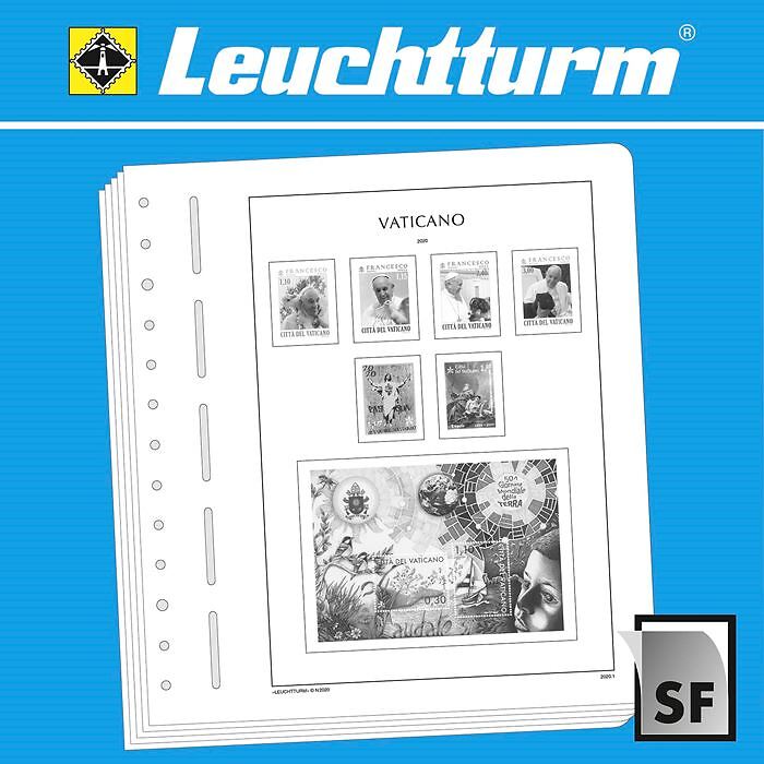 LEUCHTTURM Feuilles préimprimées Vatican 2003-2017