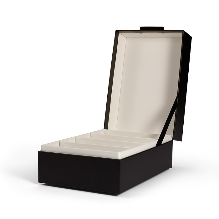 Boîte de rangement Logik, format intérieur 168 x 120 mm, noir