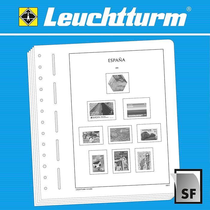 LEUCHTTURM SF-Feuilles préimprimées Espagne 2000-2007