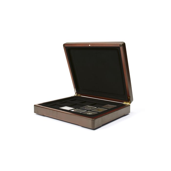 Mazzola coffret numismatique pour jusqu'à 24 Quadrum capsules, noir