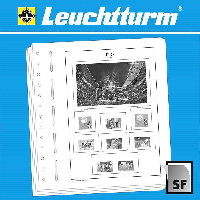 LEUCHTTURM SF-Feuilles préimprimées Irlande 2015-2019