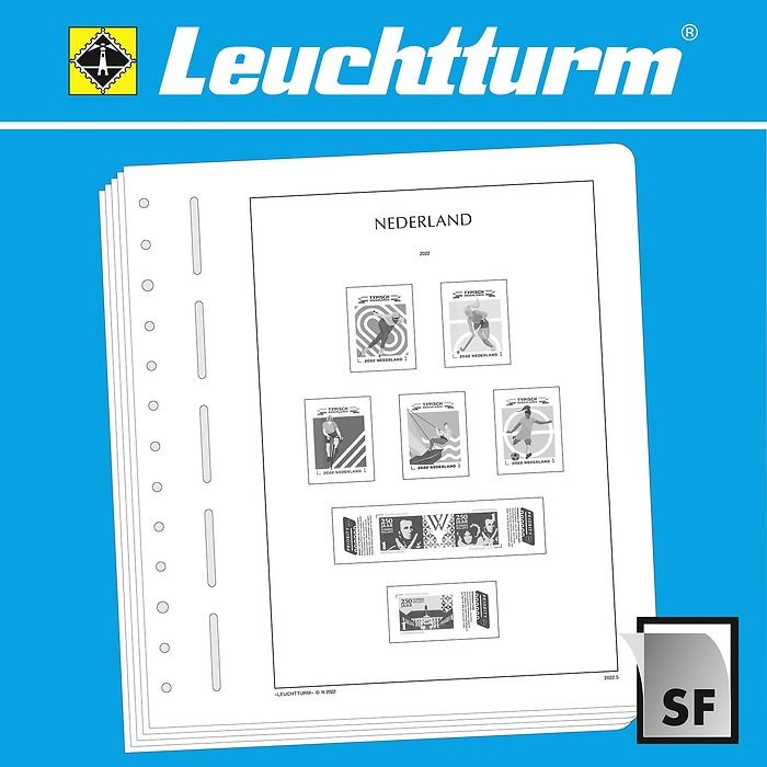 LEUCHTTURM SF-Feuilles préimprimées Pays-Bas 2015-2019