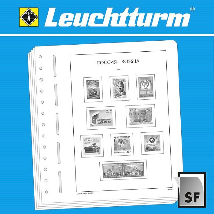 LEUCHTTURM SF-Feuilles préimprimées Russie 2015-2019