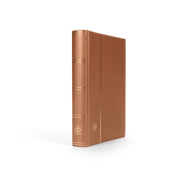 Classeur Comfort, A4, 64 pages noires, couverture matelassée, bronze