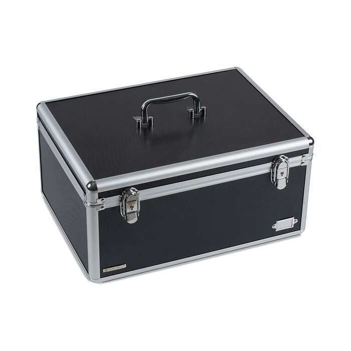 valisette Numismatique Cargo MULTI XL, noire / argentée