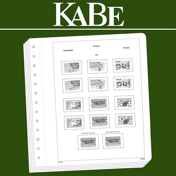 KABE feuilles complémentaires OF France 2018