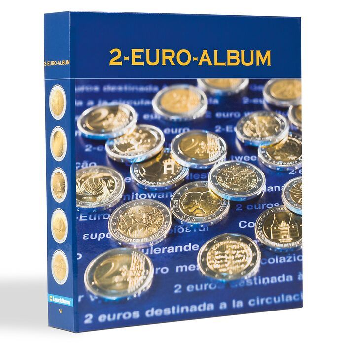 Album NUMIS pour pièces de 2 euros commémoratives de toute la zone euro, fra/angl, tome 8