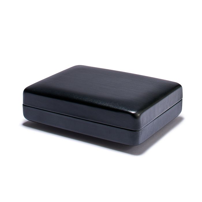 Ecrin Nobile pour 1 lingot d'or façonné en blister, format horizontal, noir