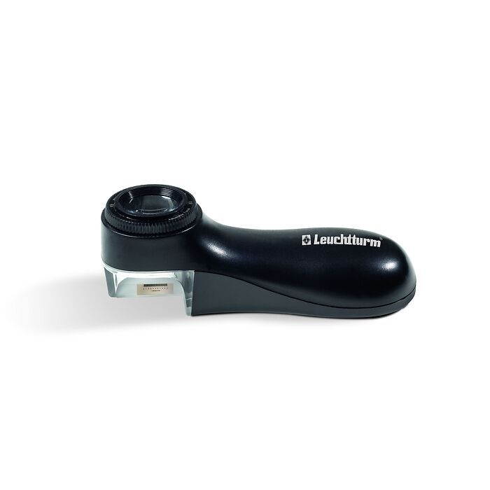 Loupe à poser LED avec grossissement x 8 et échelle