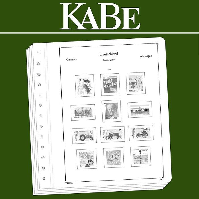 KABE feuilles complémentairesRépublique Fédérale d'Allemagne 2019