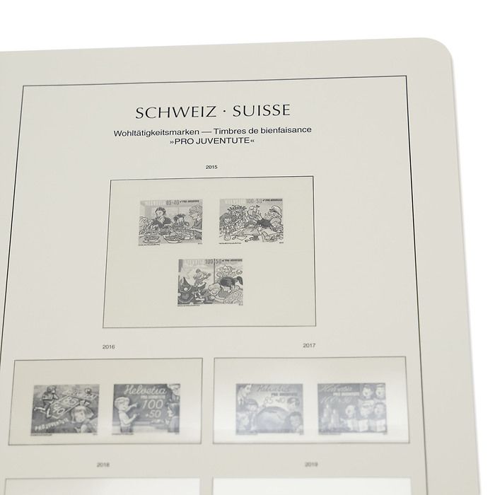 Leuchtturm feuilles complémentaires SF Suisse Pro Juventute  2019