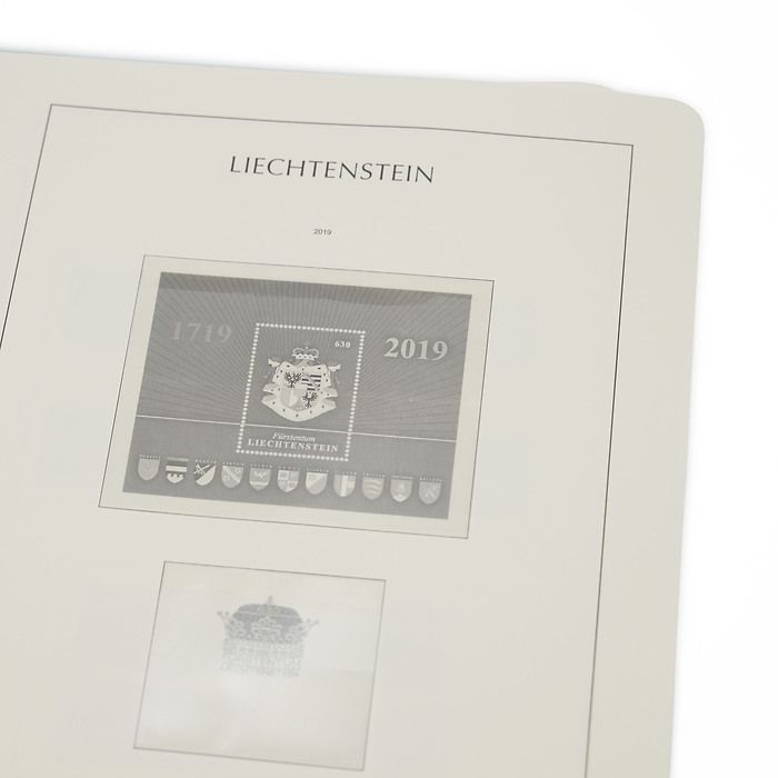 LEUCHTTURM feuilles complémentaires SF Liechtenstein 2019