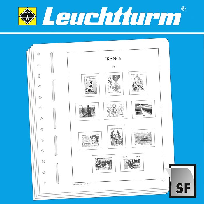 LEUCHTTURM feuilles complément. SF France-Blocs 'Edition Spéciale' 2019