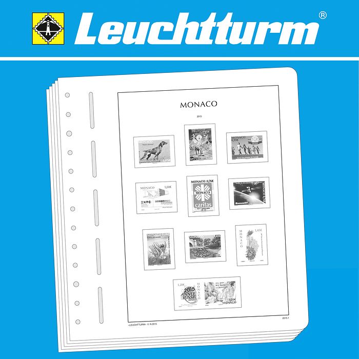 Leuchtturm feuilles complémentaires SF  Monaco 2019