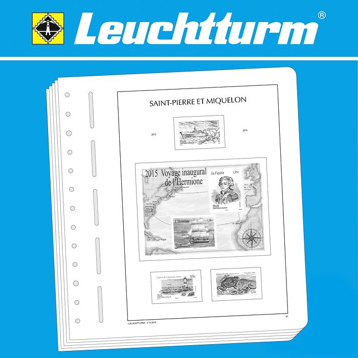 Leuchtturm feuilles complémentaires SF St.Pierre et Miquelon 2019
