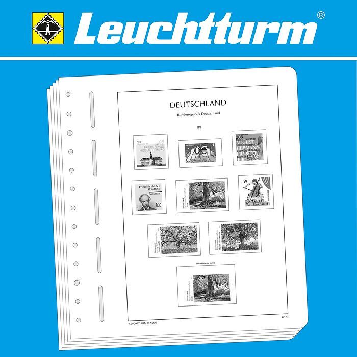 LEUCHTTURM feuilles complémentaires Norvège 2019