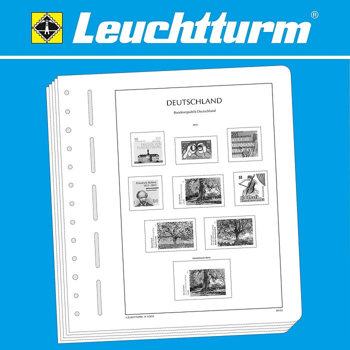 LEUCHTTURM feuilles complémentaires SF Suède 2019