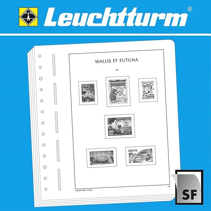 LEUCHTTURM feuilles complémentaires SF Wallis & Futuna 2019