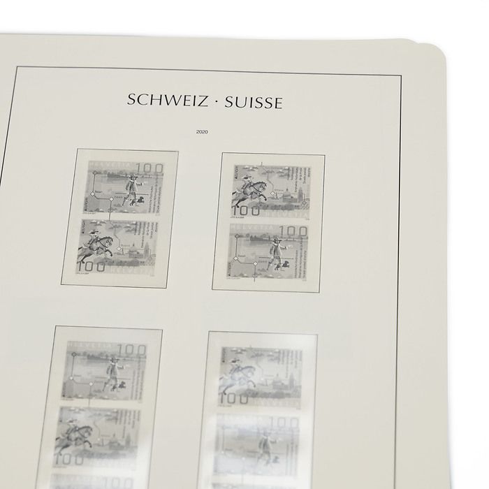 Leuchtturm feuilles complémentaires SF Suisse combinaisons de timbres 2020
