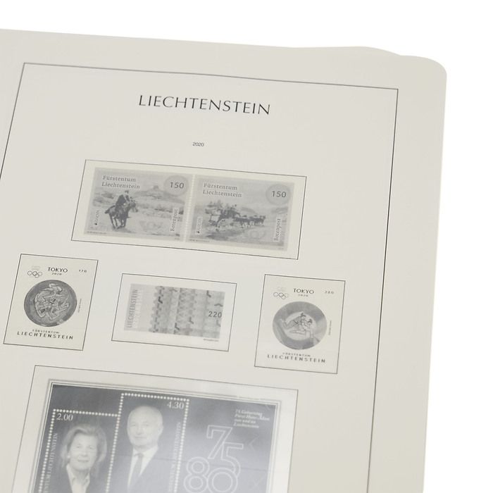 Leuchtturm feuilles complémentaires SF Liechtenstein 2020