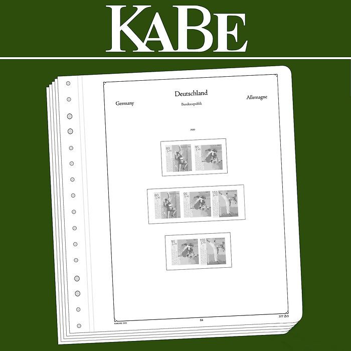 KABE OF Supplement RFA combinaisons de timbres 2020