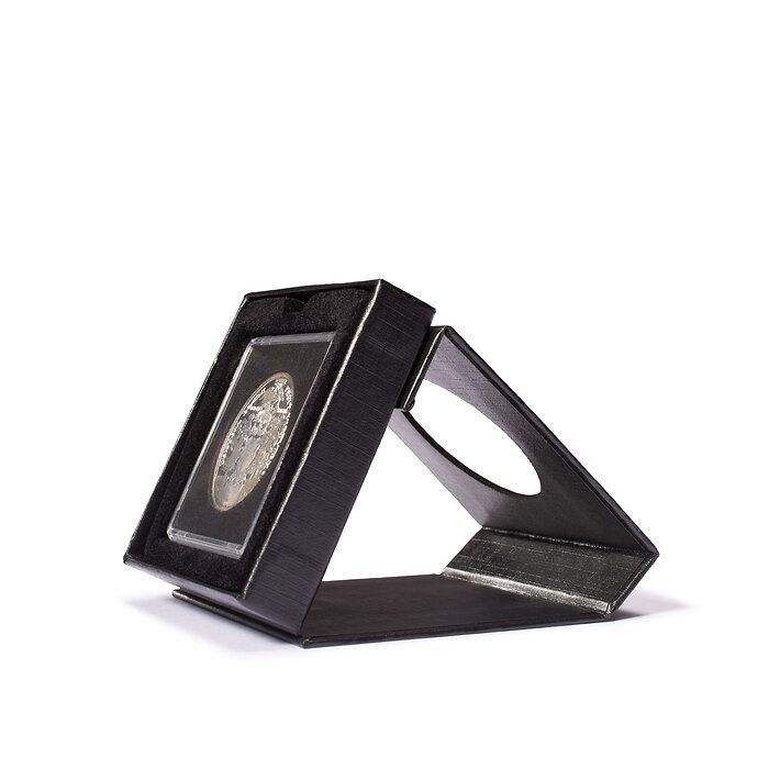 Airbox Ecrin View avec fonction de présentation pour 1 capsule Quadrum, noir
