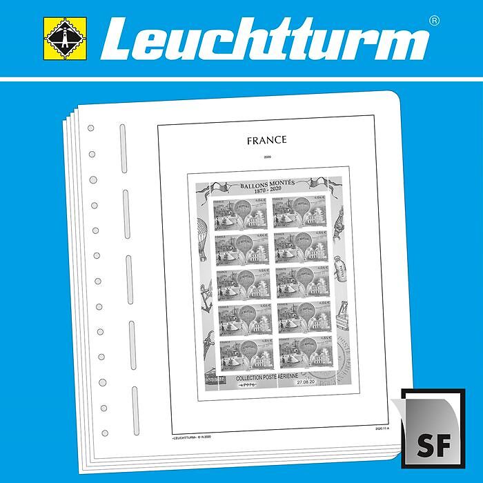 LEUCHTTURM feuilles complémentaires SF France minifeuille 2020