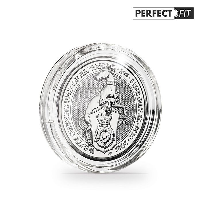 Ultra capsules Perfect Fit pour 2 oz. Queen's Beasts Silver  (38,61 mm), paquete de 100