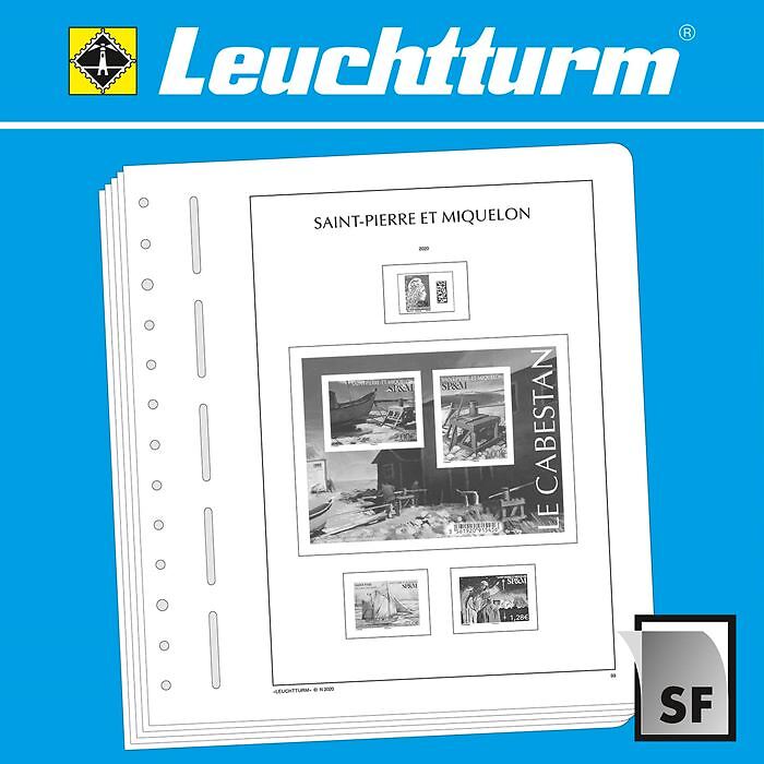 LEUCHTTURM feuilles complémentaires SF St.Pierre et Miquelon 2020