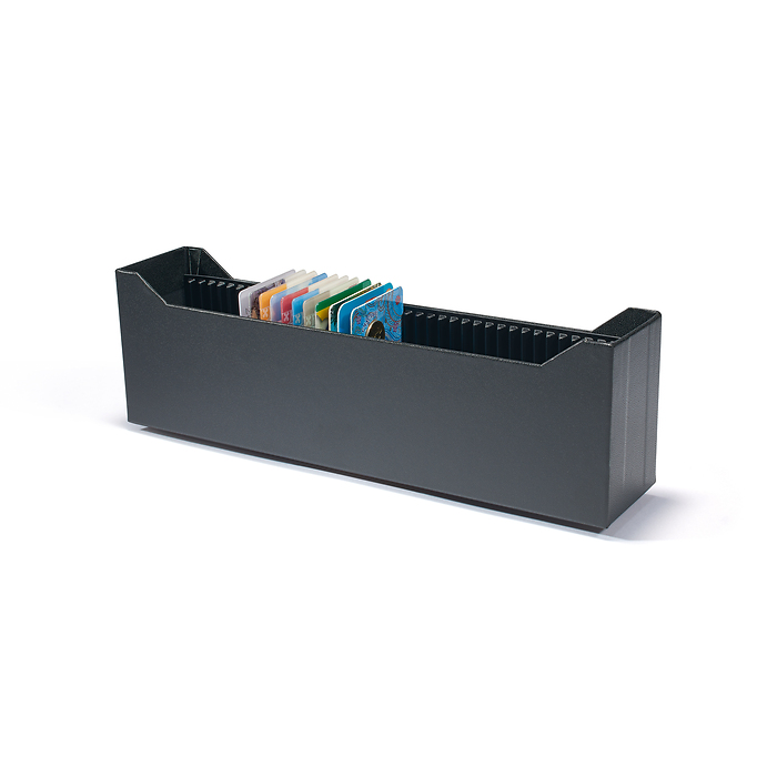 Boîte archive Logik pour 40 lingot d’or façonné en blister ou CoinCards, vertical, noir