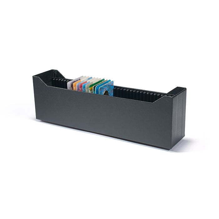 Boîte archive Logik pour 40 lingot d’or façonné en blister ou CoinCards, vertical, noir