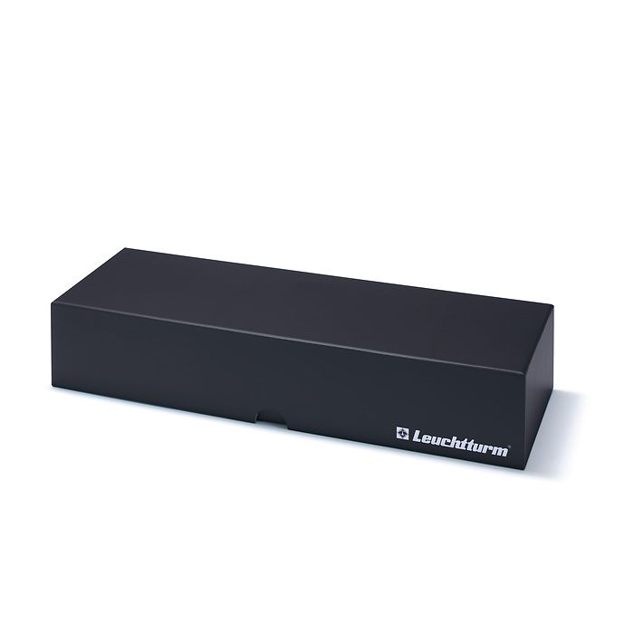 Boîte archive Logik pour 40 lingot d’or façonné en blister ou CoinCards, horizontal, noir
