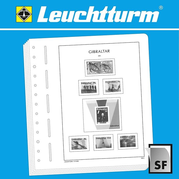 Leuchtturm feuilles complémentaires SF Gibraltar 2020