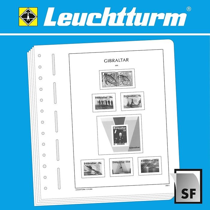 LEUCHTTURM feuilles complémentaires SF Gibraltar 2020