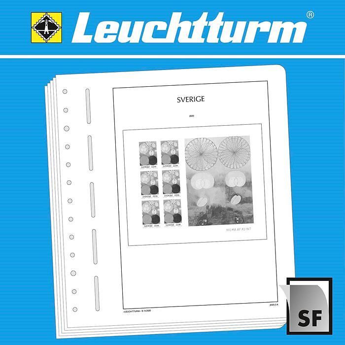 LEUCHTTURM feuilles complémentaires SF Suéde minifeuille 2020