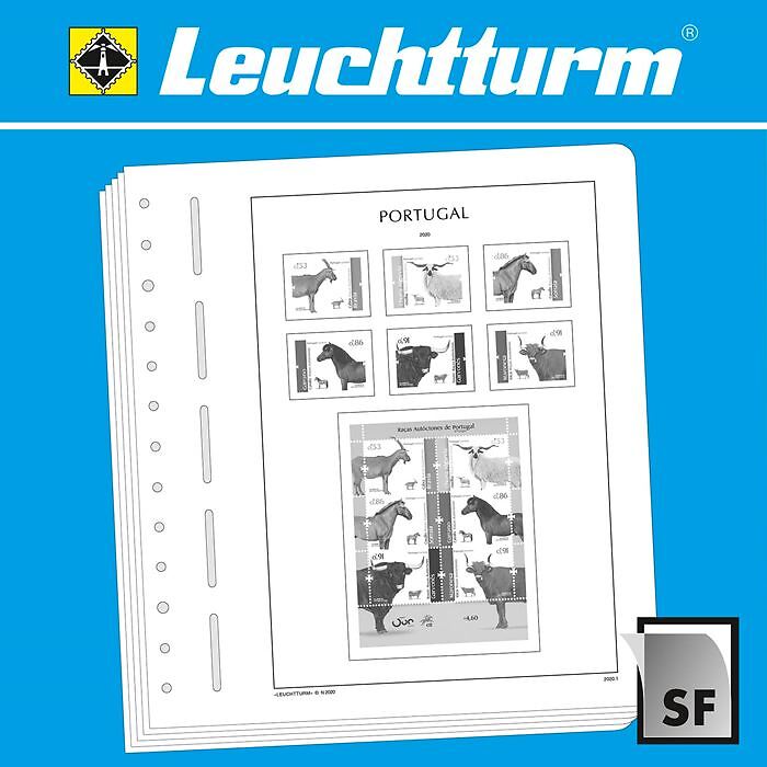 Leuchtturm feuilles complémentaires SF Portugal 2020