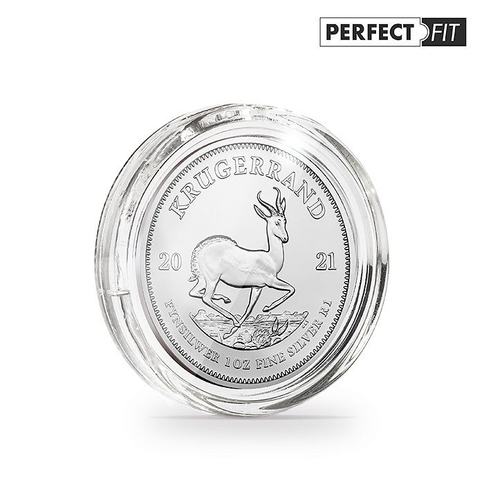Capsules Ultra Perfect Fit pour 1 oz. Silber 39 mm(p.e.Krügerrand, Britannia), paq. de100