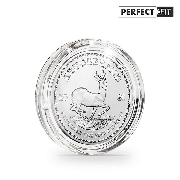 Capsules ULTRA Perfect Fit pour 1 oz. Silber 39 mm(p.e.Krügerrand, Britannia), paq. de100