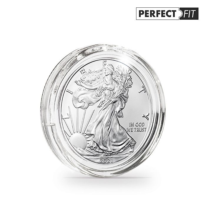 Capsules Ultra Perfect Fit pour 1 oz. Silber 40,6 mm(p.e.American Eagle), paquete de 100