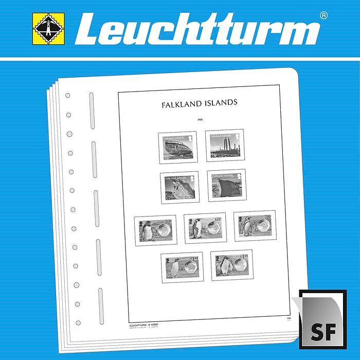 LEUCHTTURM feuilles complémentaires SF Iles Falkland 2020